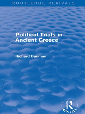cover image of Political Trials in Ancient Greece (Routledge Revivals)